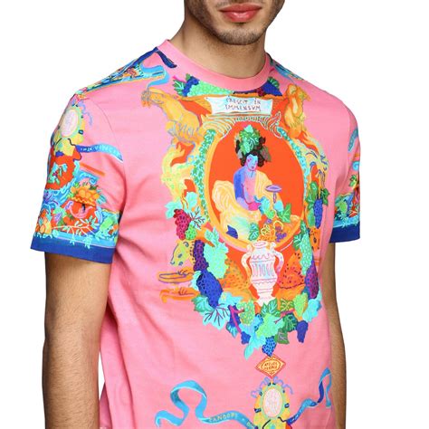 versace shirt pink|Versace t shirts men's.